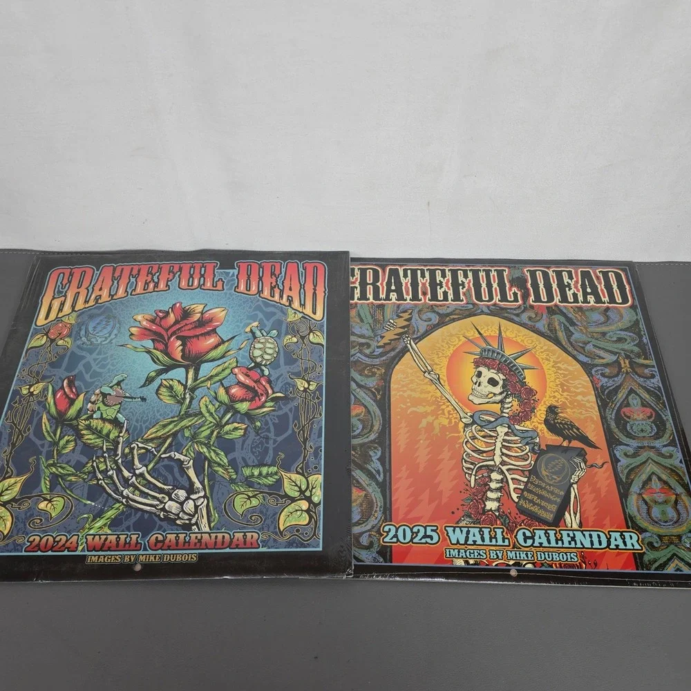 13 Grateful Dead Wall Calendars Mike DuBois Art 2009-2025 Psychedelic Rock Music